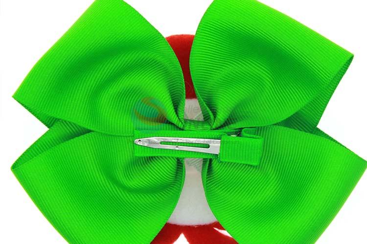 Good Sale Christmas Bowknot Hairpin Baby Festival Headwear