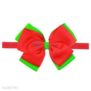 New Design Christmas Hair Band Colorful Hair Ribbon For Baby