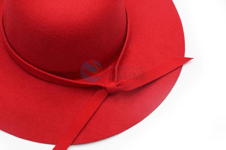 Low Price Kids Child Girl Red Bowler Hat
