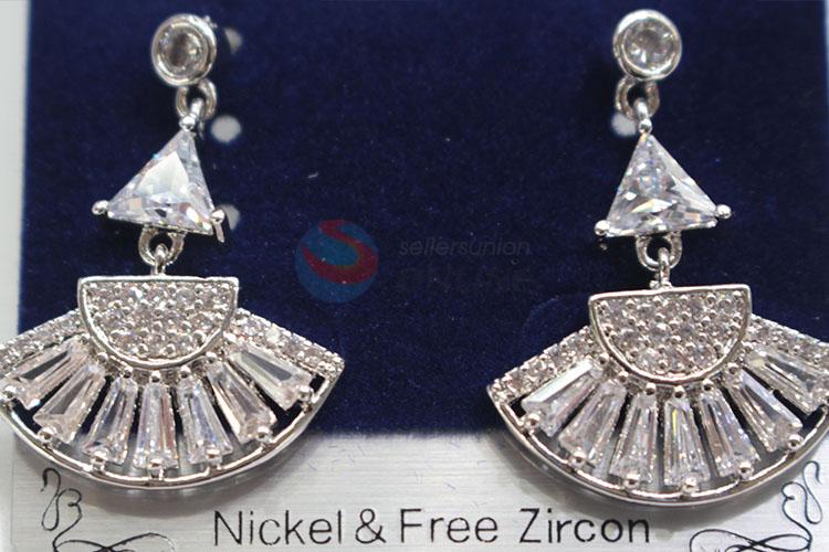 Promotional best fashionable zircon earring