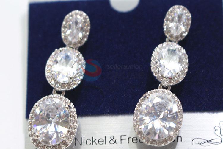 Beautiful design zircon earring