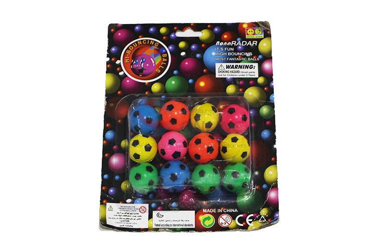 Football Bouncy Balls/Rubber Balls Set