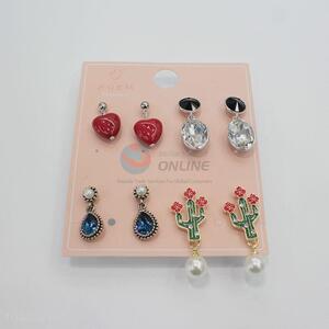 Latest design earring jewelry for female