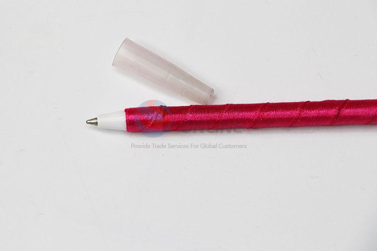 China Factory Plastic Ball-point Pen with Flower Top