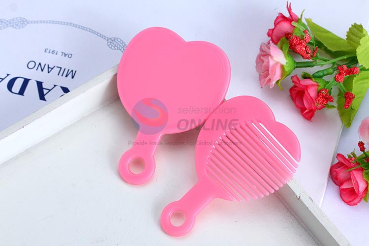 High quality promotional plastic mirror&comb set