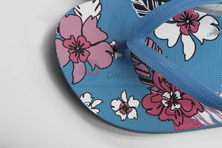 Fancy design hot selling priting flip flops for women