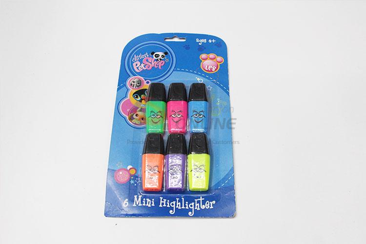 Wholesale Popular Plastic Highlighters Set