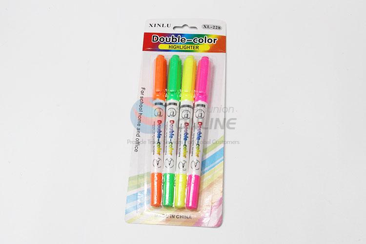 Eco-friendly Plastic Highlighters Set