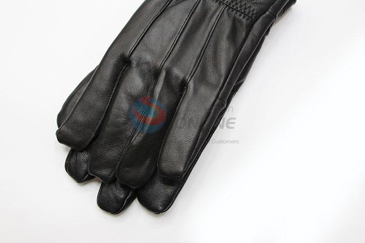 Unique Winter Outdoor Soft Men PU Gloves