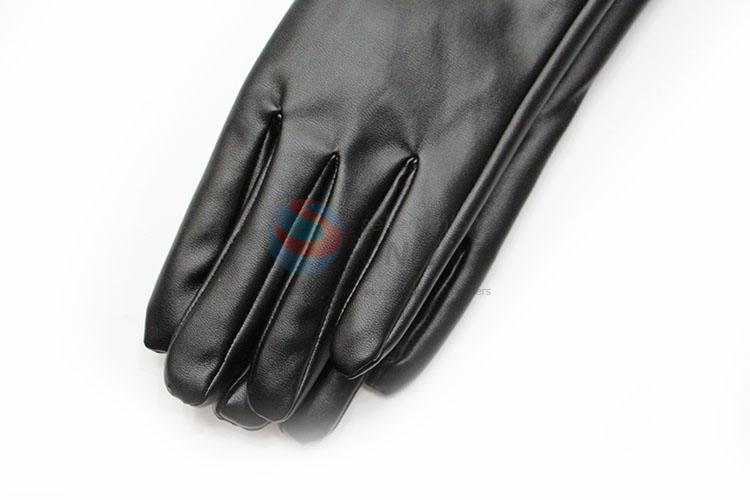 Eco-friendly Winter Women Warm Mitten Fashion PU Gloves