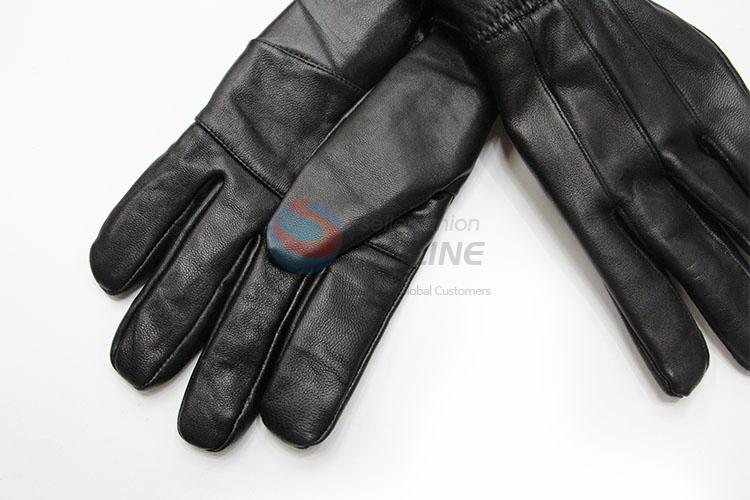 Unique Winter Outdoor Soft Men PU Gloves