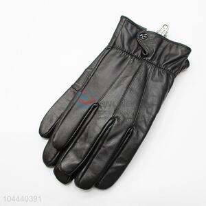 Modern Style Cycling Hiking Sports PU Glove Warm Men Gloves