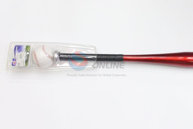 New Red Aluminum Baseball Bat with Ball Set