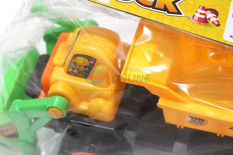 Cartoon Design Plastic Truck Colorful Bulldozer Toy Car