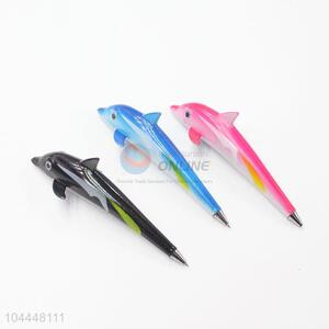 Lovely Dolphin Design Plastic Ballpoint Pen
