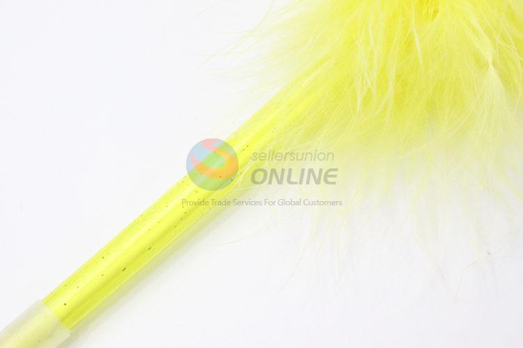 Pinapple Design Feather Plastic Ballpoint Pen