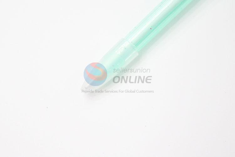 Lovely Rainbow Design Feather Plastic Ballpoint Pen