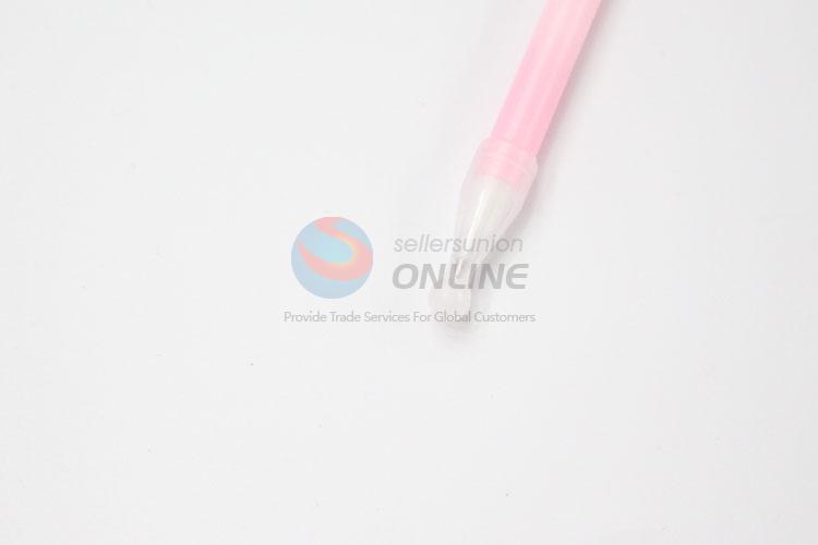 Pink Flower Design Plastic Ballpoint Pen