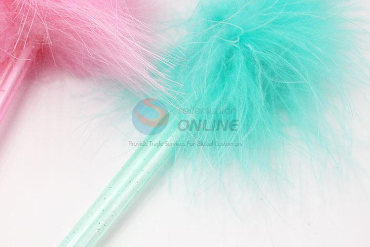 Flamingo Design Feather Plastic Ballpoint Pen