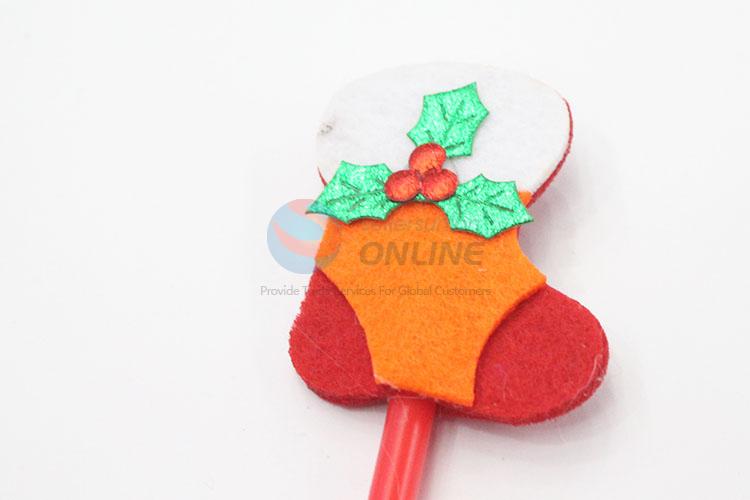 Christmas Socks Design Plastic Ballpoint Pen