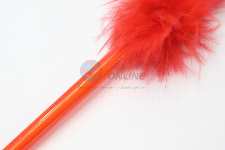 Lovely Design Feather Plastic Ballpoint Pen