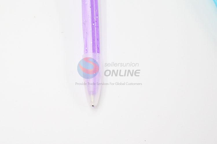 Diamond Feather Design Plastic Ballpoint Pen