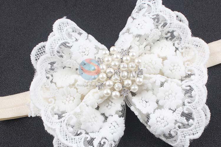 New Fashion High Quality Lace Lovely Bowknot Headband For Baby