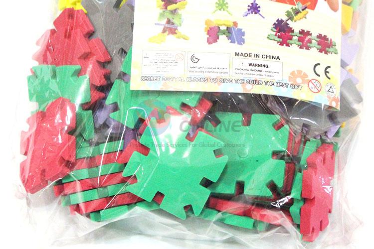 Good Quality 168 Pieces Pieces Square Snowflake Blocks For Kids