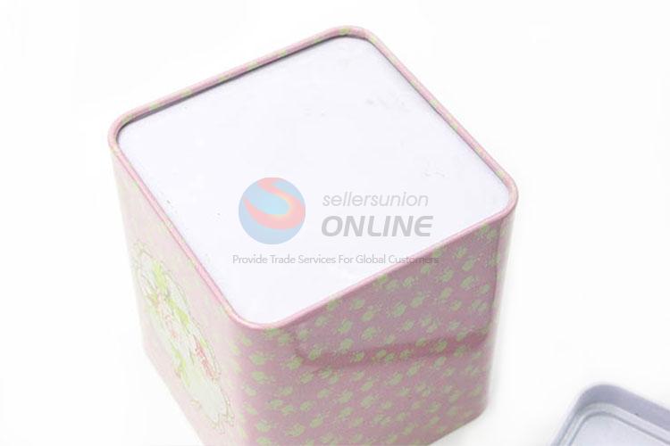 Cheap Price Square Shaped Tin Storage Box Containers Set