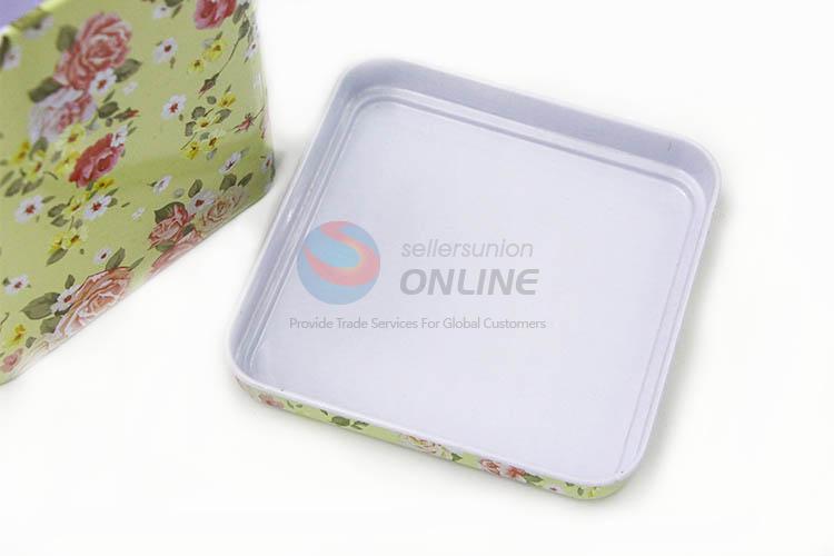 Best Selling Square Shaped Tin Storage Box Containers Set