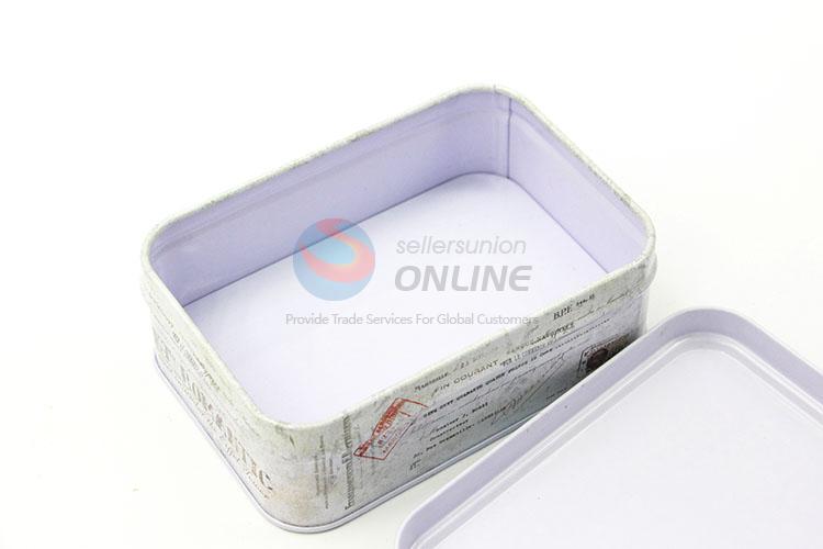 High Quality Custom Printed Tin Storage Boxes Set