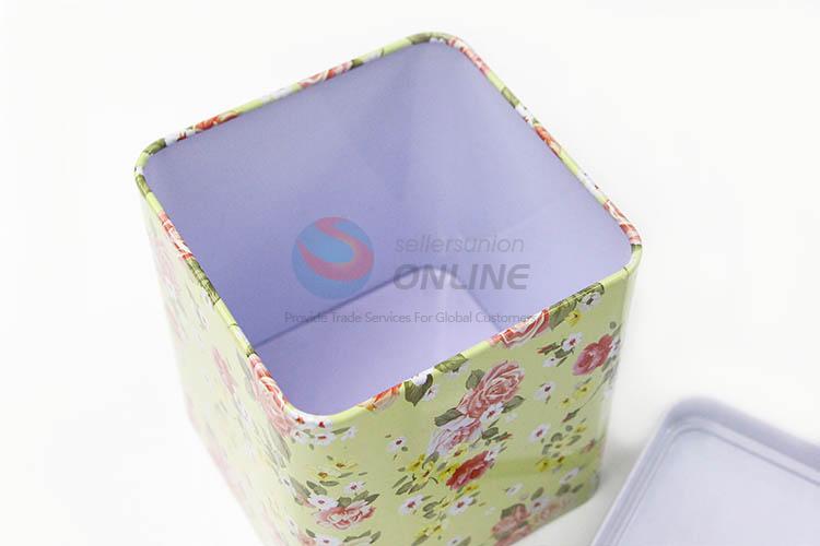 Best Selling Square Shaped Tin Storage Box Containers Set