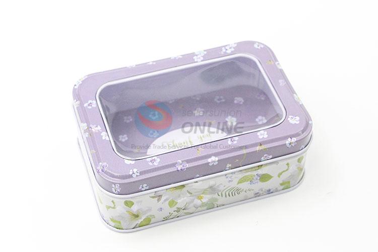 Custom Printed Tin Storage Boxes Set with Low Price