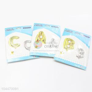 Wholesale Supplies Letter Shaped Gold Foil Balloon