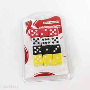 Factory Direct 12PCS Casino Game Plastic Dice