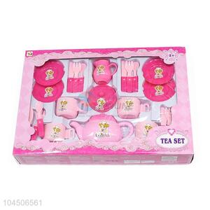 Custom Educational Toy Plastic Tea Set Colorful Kitchen Set Toy