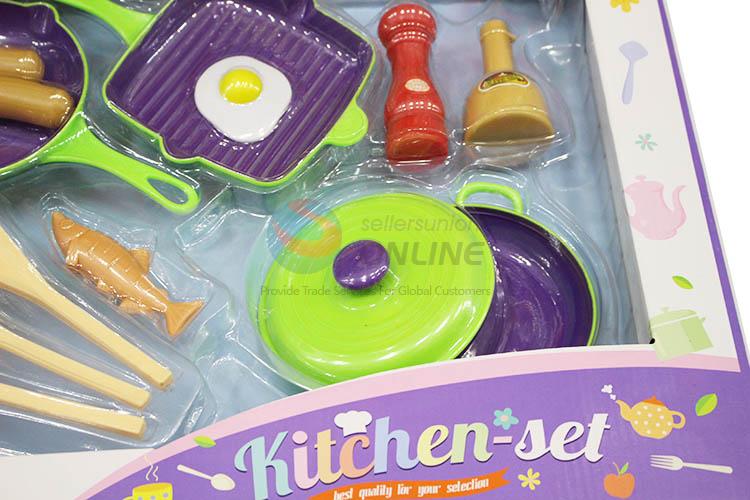 Top Quality Plastic Kitchenware Fashion Kitchen Set Toy