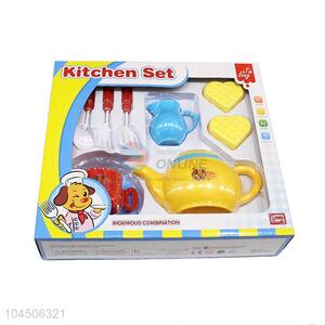 Custom Colorful Simulation Tea Set Kitchen Sets Toy