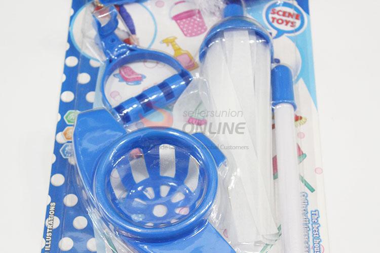 Mini plastic cleaning set toy