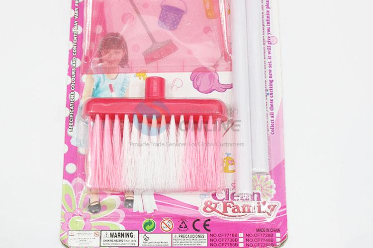 Funny house cleaning play set for girls
