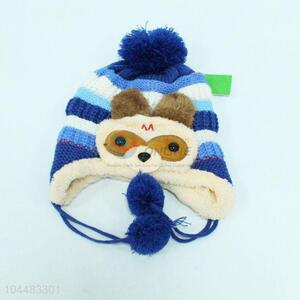 Factory price lovely knitted winter hat for children