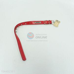 Good quality pu dog collar with spike