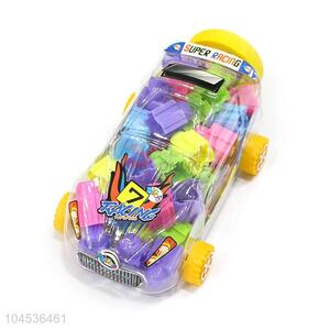 Cool Cartoon Car Packing 40 Pieces Educational Building Blocks