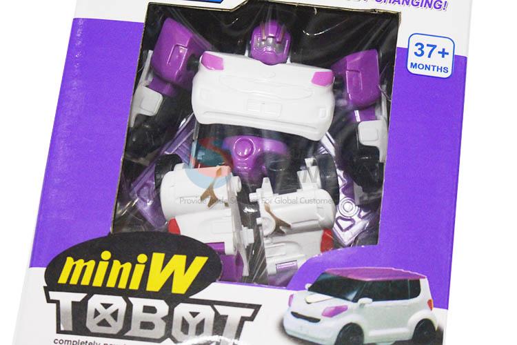 Fashion Design Colorful Deformed Robot Model Toy Car