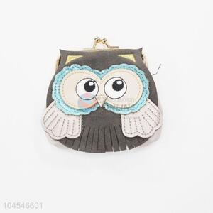 Owl shaped pu cartoon coin purse