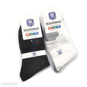 China maker cheap printed thickened men cotton socks