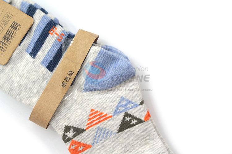 Direct factory good quality printed children cotton socks