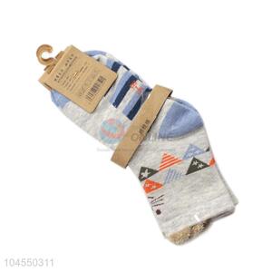 Direct factory good quality printed children cotton socks