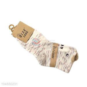 Good quality top sale printed children cotton socks