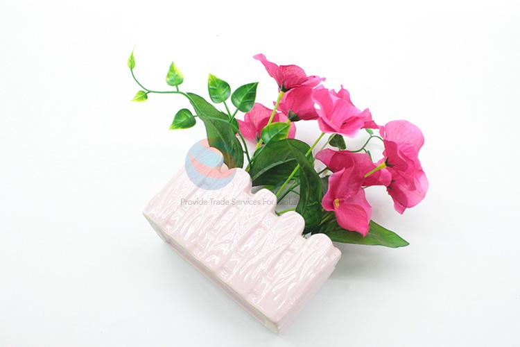 Best selling fake potted flower bonsai